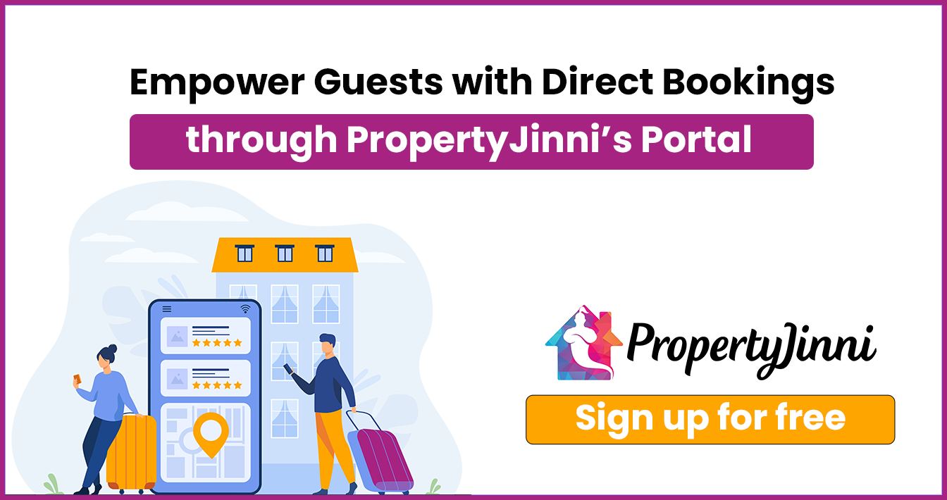 Empower Guests with Direct Bookings through PropertyJinni’s Portal